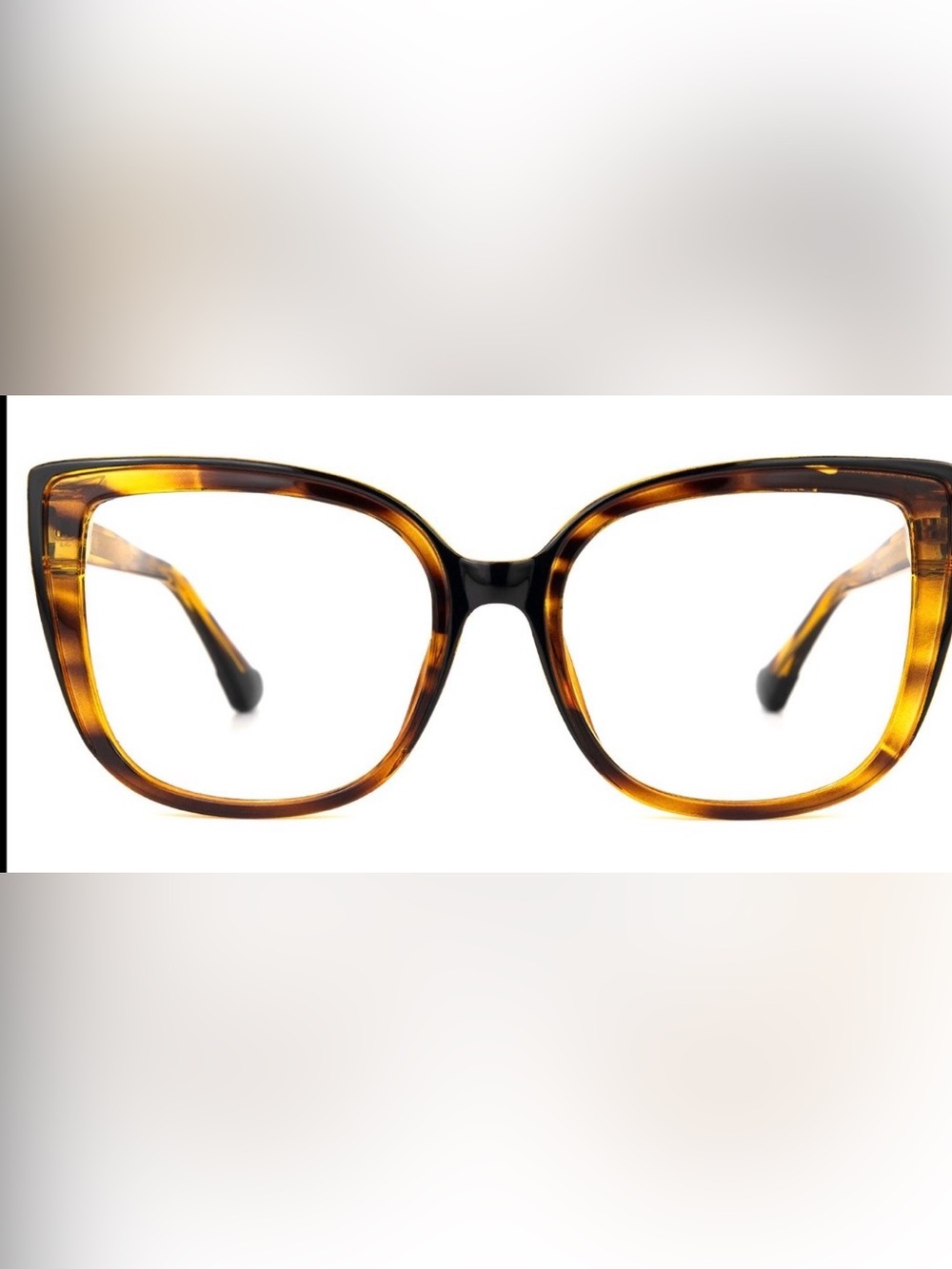 Women’s Tortoiseshell Square Eyeglass Frames - Unbranded